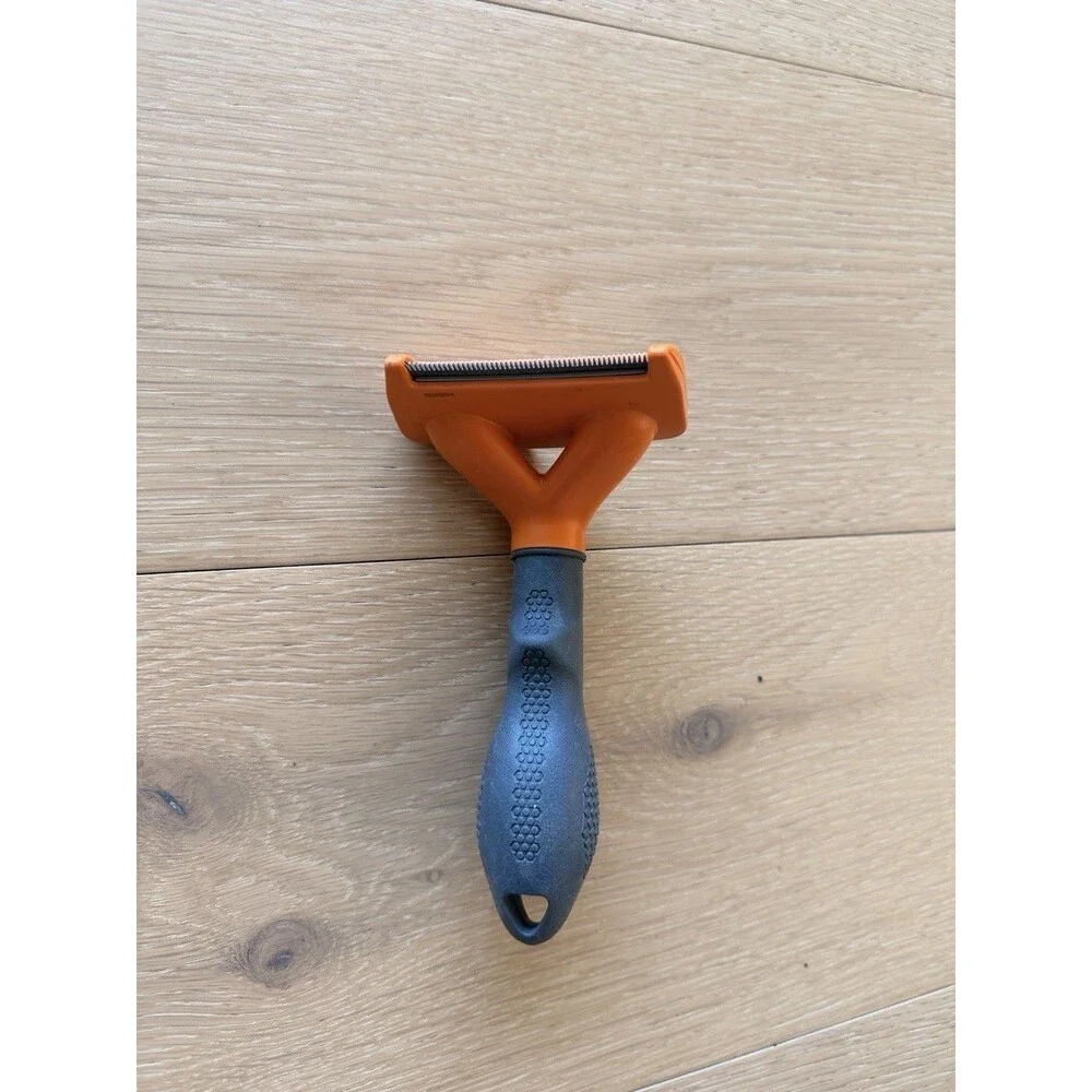 FURminator Dog DeShedding Tool, Grooming Tool For Dogs, Long Hair